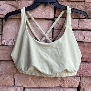 Lululemon lime yellow green sports bra Women 14 Like New